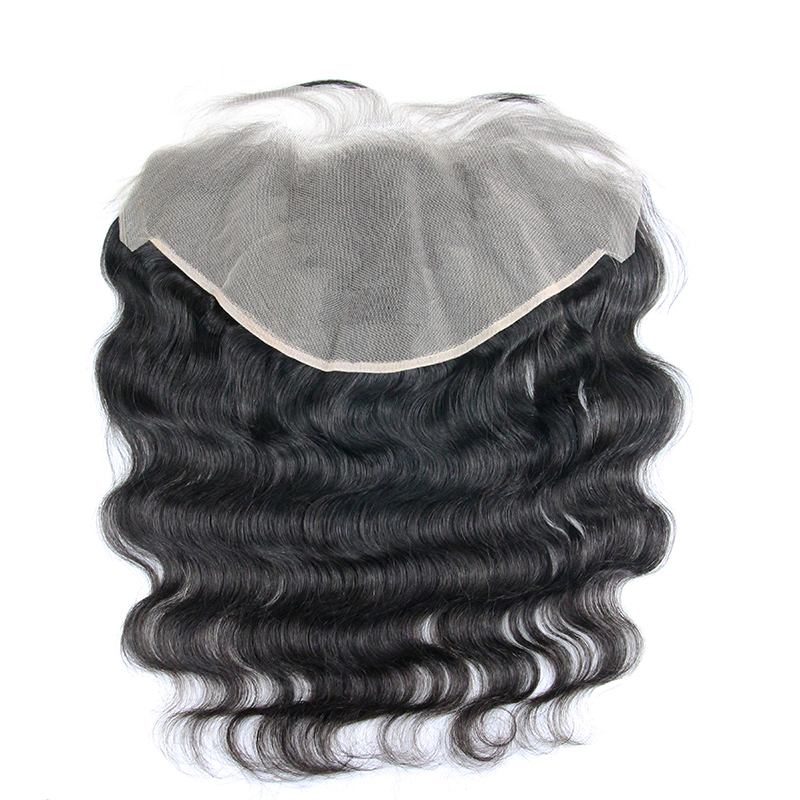 Body Wave 13x6 closure transparent swiss human hair lace frontal