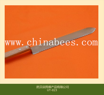 beekeeping equipment honey knife bend side
