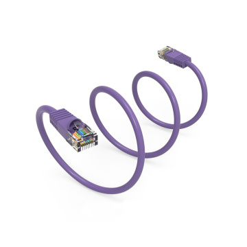 Cat5e Ethernet Patch Cable, 50ft, Purple