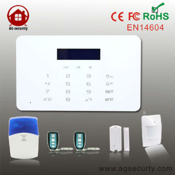 wireless keypad alarm dual band GSM/PSTN home alarm