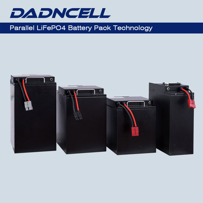 بطارية DADNCELL طويلة العمر LFP 48/60 / 72V 52/104/208/416 / 520Ah بطارية ليثيوم أيون لمركبة الهندسة الكهربائية