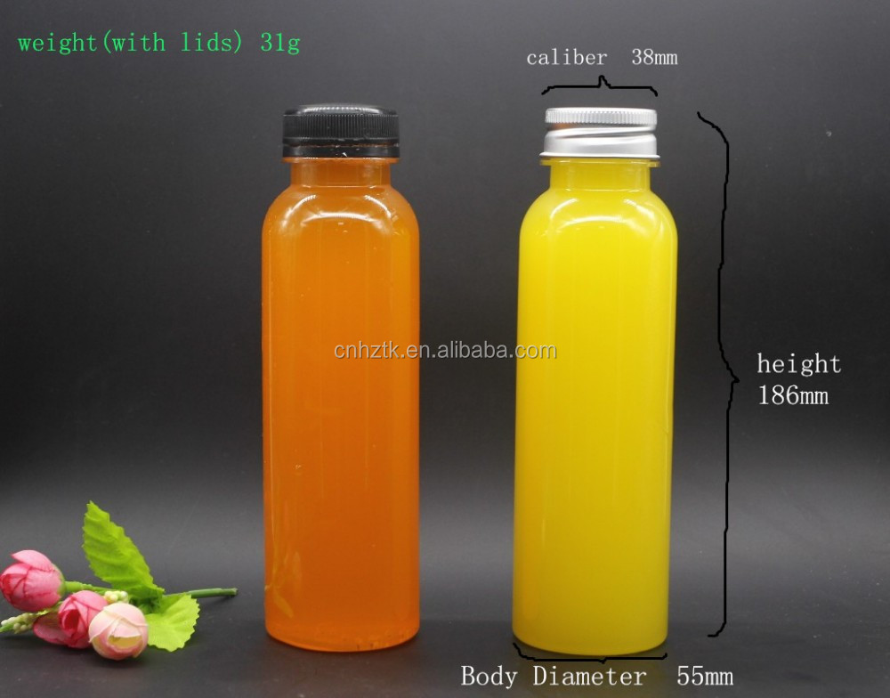 12oz 330ml freshly squeezed juice bottles / PET juice bottles