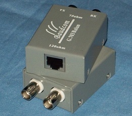 Single Port G.703 E1 Balun Adapter