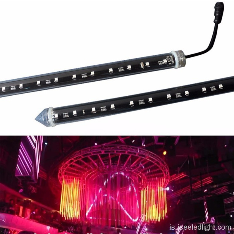 3D DMX LED METEOR LJÓS LEDS LED TUBE