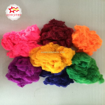 colourized polyester fiber