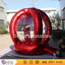 Inflatable grabbing money cash machine ball booth