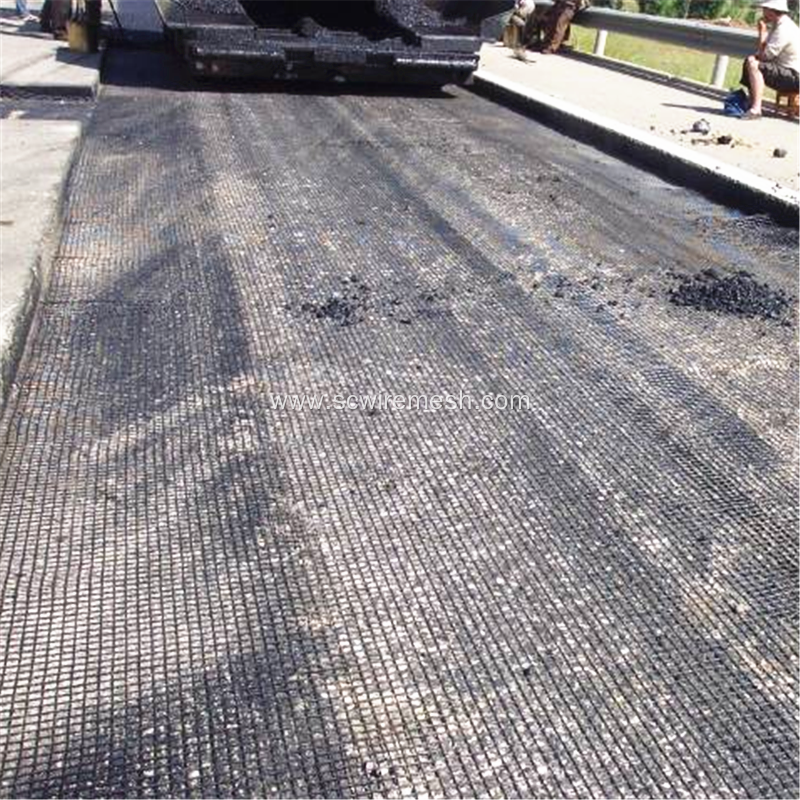 Glass Fiber Grids for Strength Road Bed