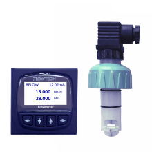 IP65 DN80 3 Inch PVDF Chemical Resistant Insertion Paddle Wheel Flow Sensor Transmitter