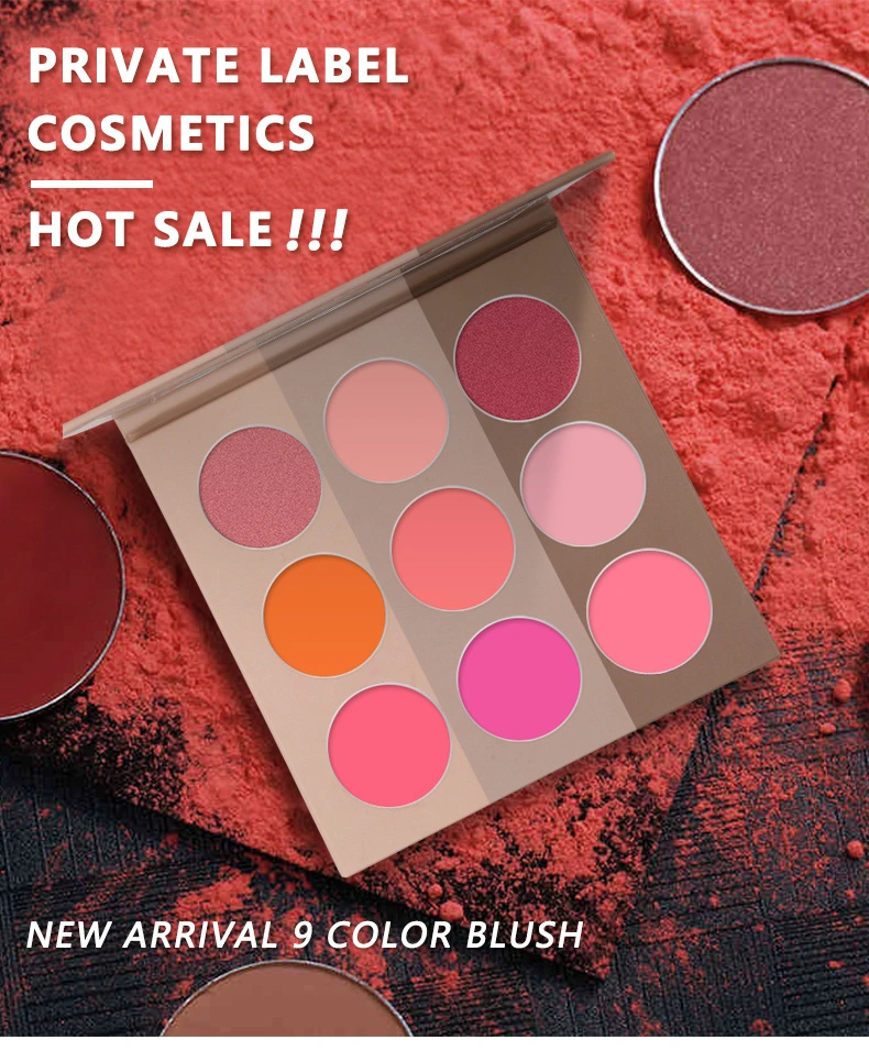 Wholesale 9 Color Cream Blusher Blush Customized