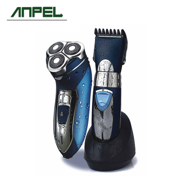 Washable Rechargeable Triple Heads Electric Shaver and Hair Clipper