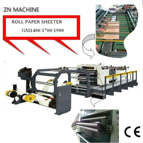 Rotary sheet cutter/sheeting mahcine GM1400/1700/1900