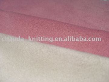 tricot:warp knitted fabric/suede fabric