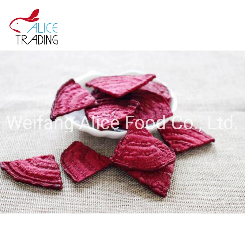 China Wholesale Healthy Fried Vegetable Snacks Low Calories Crispy Vf Beet Root