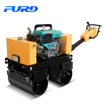 800KG Walk Behind Double Drum Vibratory Roller