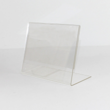Horizontal Clear Desktop Document Menu Acrylic Holder