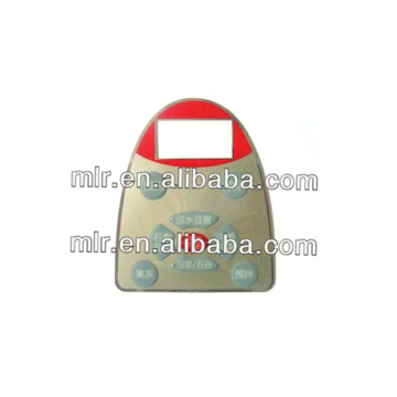 Membrane keyboard with metal dome tactile