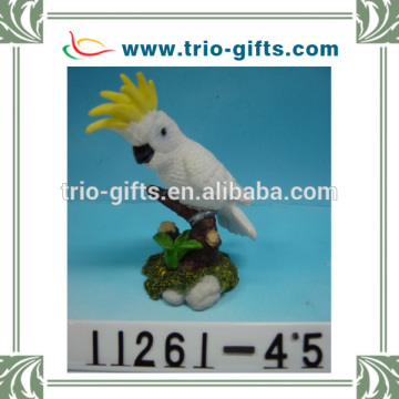 polyresin white parrot,polyresin cockatoo