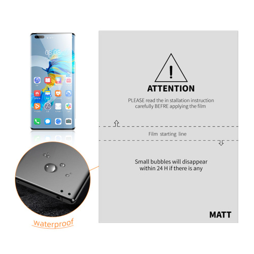 İPhone için Fingerprint Mat Ekran Koruyucusu