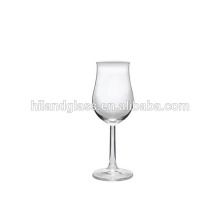 lighted long stem whisky glass