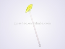 Customized plastic wine cocktail stirrer, drink coffee plastic stirrer in different colour