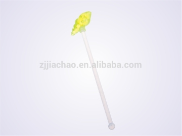 Customized plastic wine cocktail stirrer, drink coffee plastic stirrer in different colour