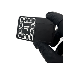 Stainless Steel NFC Business Cards with Cutout: The Ultimate Contactless Solution