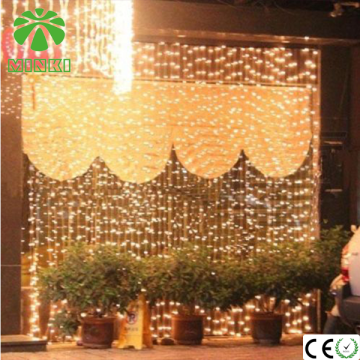 Drooping wedding party led Xmas lights Icicle Curtain lights for xmas decoration