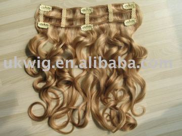 clip-in hair extension/ human hair extension