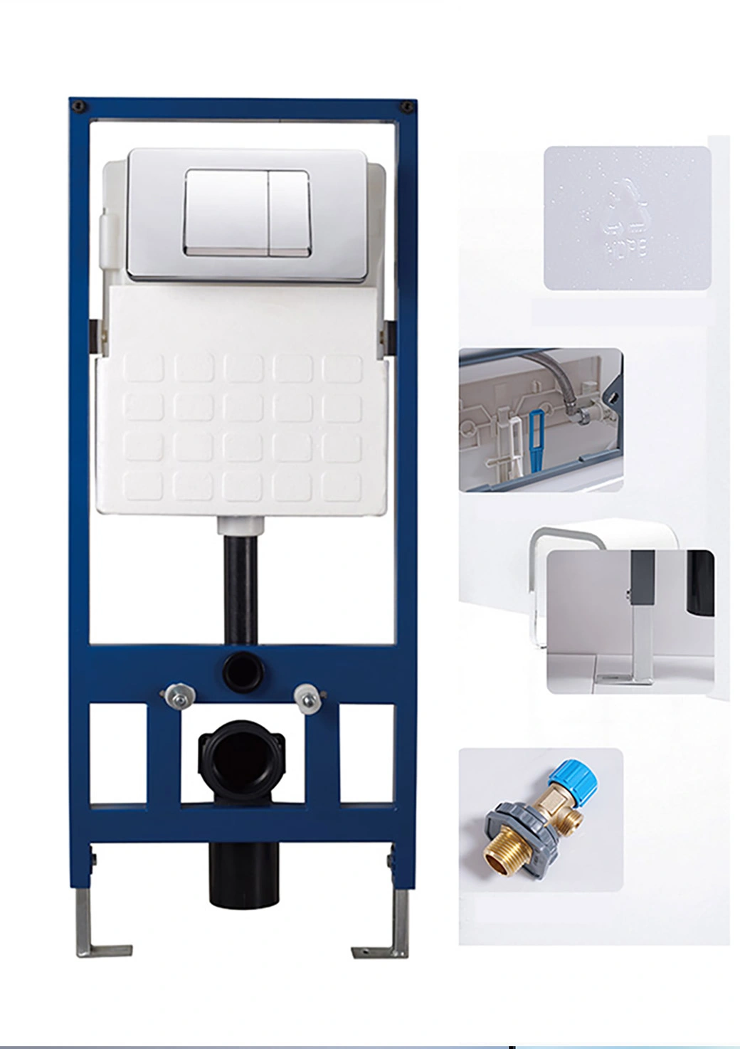 Floor Standing Back to Wall Toilet with Concealed Cistern Bath Toilet