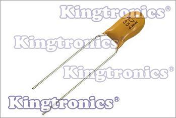 Dipped tantalum capacitor