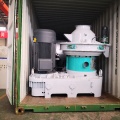 Diesel engine biomass wood pellet making machine