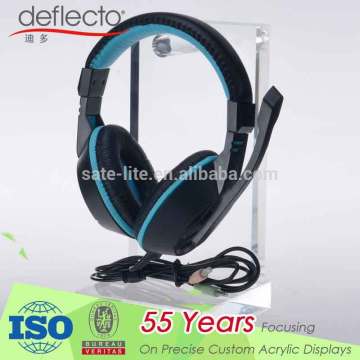 Hight quality acrylic headphone stand headset display holder