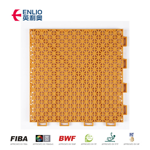 Tamaño de hoja estándar PP Interlock Tiles para área deportiva
