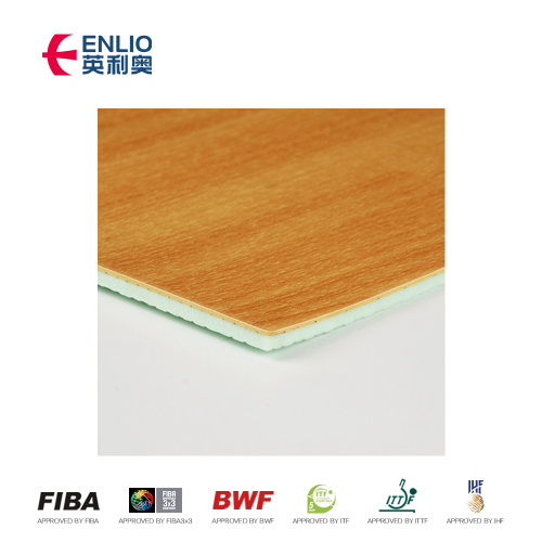 Ketebalan 4.5mm Portabel Menggunakan Lantai PVC Kayu Maple