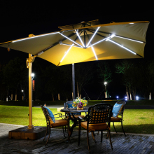 Solar-Powered LED Parasol Umbrella Light