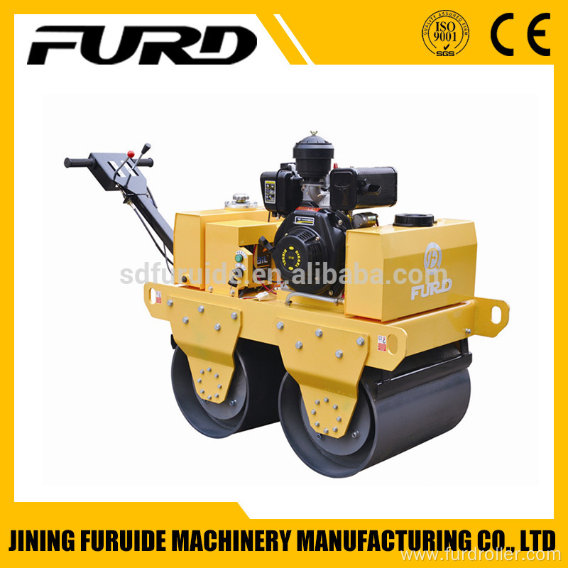 550kg Baby Double Drum Pedestrian Roller for Sale (FYL-S600C)