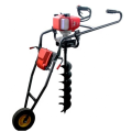 Hand push ground drill earth auger machine