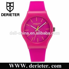 Plastic Watch Japan Movement Quartz Watch SR626SW Silicone Wristwatch