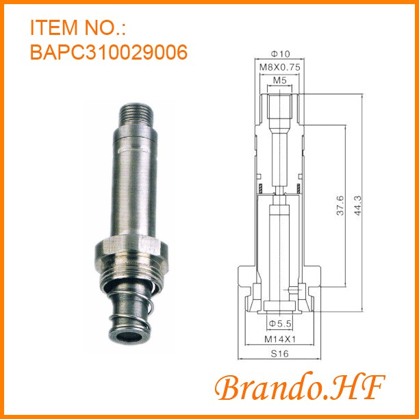 turbo pulse jet valve armature tube assembly