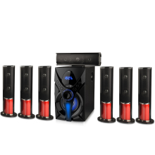 7.1 usb big wooden speaker