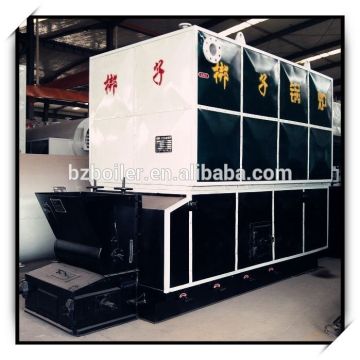 YLW Horizontal chain grate coal fired heat transfer oil boiler