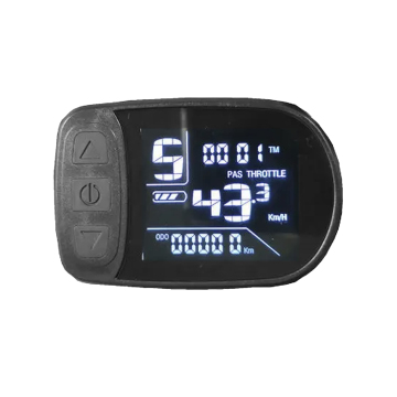 Electric bicycle console speed display