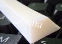 Ceramic Industrial White Color Polyurethane V Section Belt B-17 Type / Polyurethane V Belt