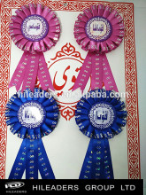 Hot Sale Fashion Satin Metal Rosette