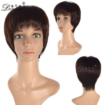 Factory Price Wig Caps Short Natural color Synthetic Wig
