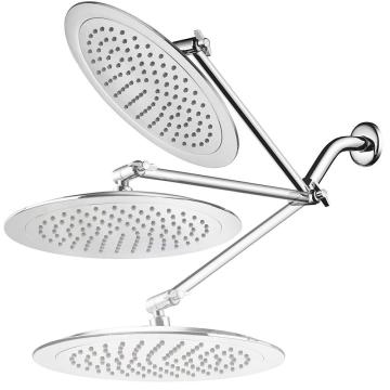 Chrome Bathroom Overhead Shower Head