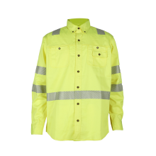 Cotton Hi Vis Flame Retardant Industry Work Shirt