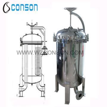 304 and 316 Stainless Steel Bag Filter Vessel