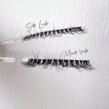 Wholesale Invisible Clear Band Faux Mink Eyelashes 10-15mm