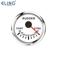 ELING 52mm Rudder Angle Indicator with 7-Color Backlight for Marine Vessels